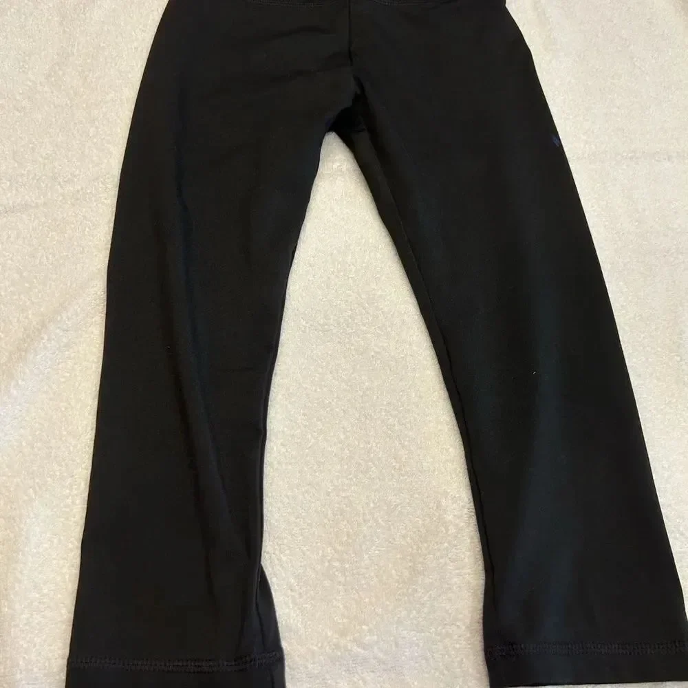 Justice Sleek Black Leggings